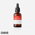روغن حجم دهنده و فرم دهنده خراطین ۳۰ میلی لیتری برند اویلیس با لیبل قرمز سفید همراه با دراپر مشکی