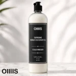 روغن نارگیل اویلیس حجم ۱ لیتری هم برای مصارف خوراکی و هم برای مصارف پوست و مو با بطری پلاستیکی شفاف و درب مشکی